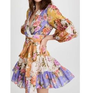 Zimmermann Floral Patchwork Midi Dress - Multicolor ORIGINAL